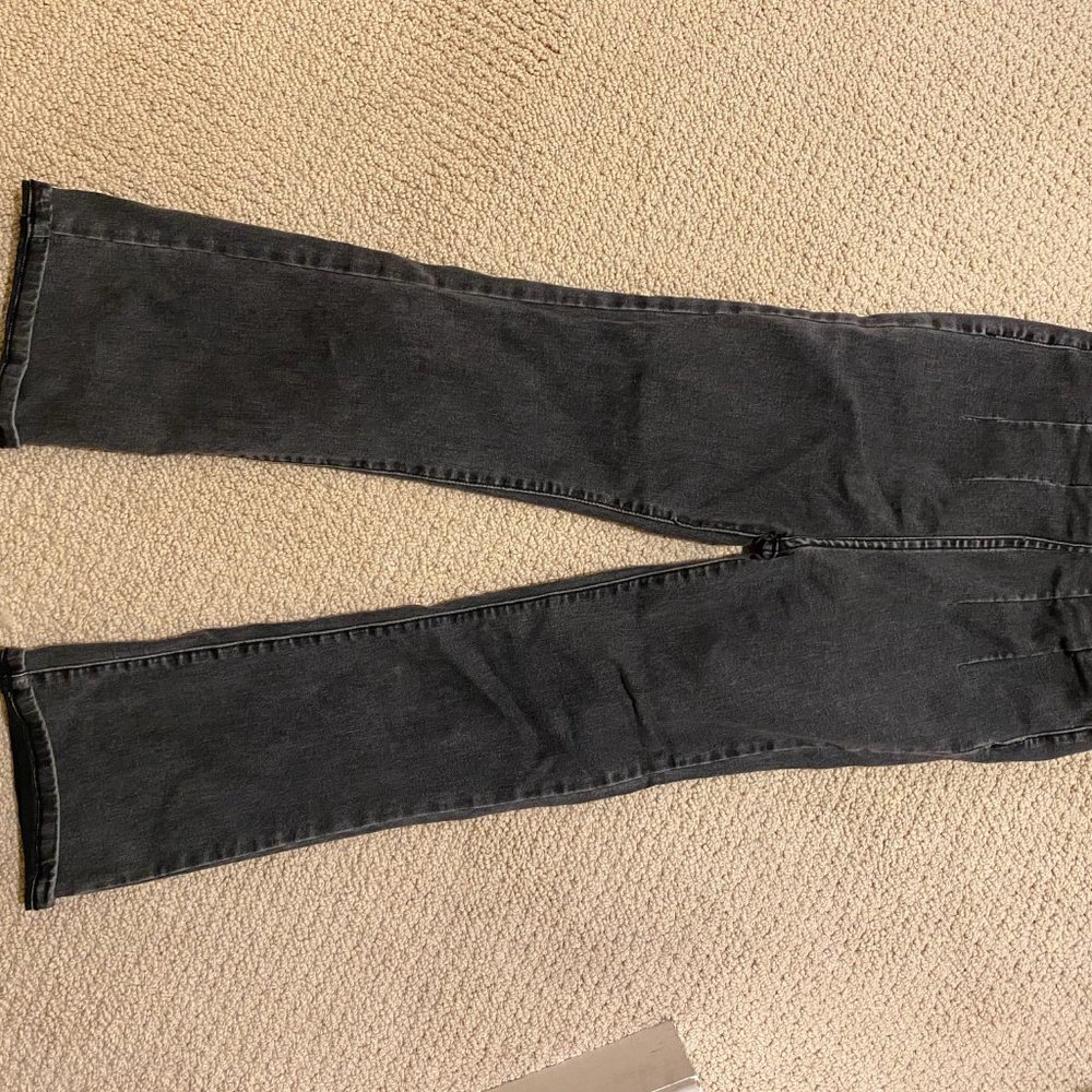 Free People black skinny flare jeans Size 26